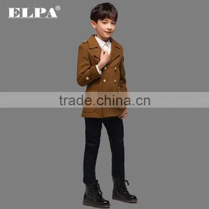 ELPA Warm Boys Clothes Handsome Boys Tan Wool Coat thumbnail-3