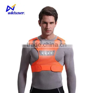 Hi Vis Reflective Vest Sports Safety LED Wear thumbnail-1