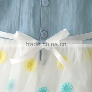 2017 Fanshional Lace and Tulle Dress Baby Sleeveless for Girl thumbnail-5