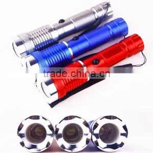 Aluminum Alloy 1W IP33 Extend-retract High Quality Powerful Flashlight thumbnail-1
