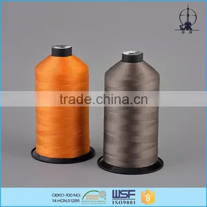 Hot Selling High Tenacity Polyester Filament Leather Sewing Thread 250D/3 thumbnail-1
