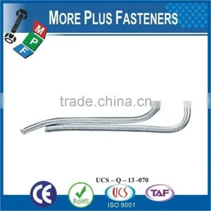 Made In Taiwan High Strength Spring Material Hammerlock Cotter Pin Stainless Steel Carbon Steel thumbnail-2