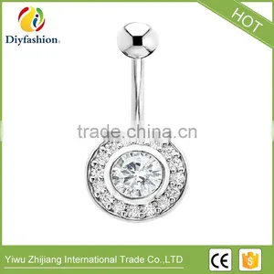 Hot Selling AAA Cubic Zricon Navel Ring With Low Price thumbnail-1