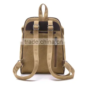 New Designer Fashion Khaki Men's Large Backpack Messenger Bag thumbnail-3