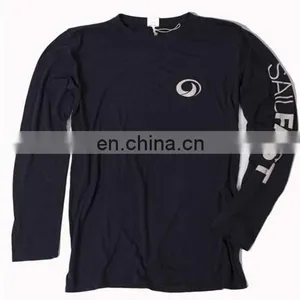 100% Black Men's Long Sleeve O-neck Cotton Shirt thumbnail-1
