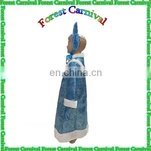 87068 Sexy Snowman Costume With Crown For Kids thumbnail-2