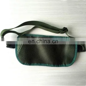 RFID Dark Green Ripstop Nylon Two Buckle Undercover Waist Stash thumbnail-2