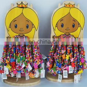 Fashion Jewelry Animal Pandent Wood Necklace for Children thumbnail-1
