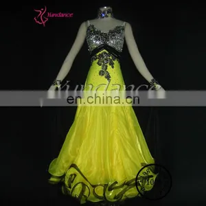 B-11202 Yellow Wedding Dress thumbnail-1