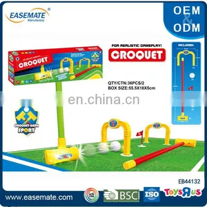 Kids Outdoor Toys of Plastic Croquet Sport Toys thumbnail-1