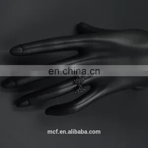 MCR-0045 Fashion Latest Black Novel Ring Designs for Women thumbnail-1