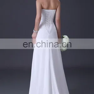 Fashion Ball Gown Long Floor Length Lace Sweetheart White Wedding Dress 2015 CL3184 thumbnail-3