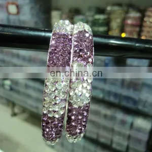 5 Row Crystal Bangles thumbnail-1