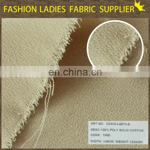 Good Quality Chiffon Textile Sexy Chiffon Blouse Poly Chiffon Shawl thumbnail-1