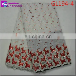 Charinter Sale Well African Organza Lace Fabrics GL194 thumbnail-5