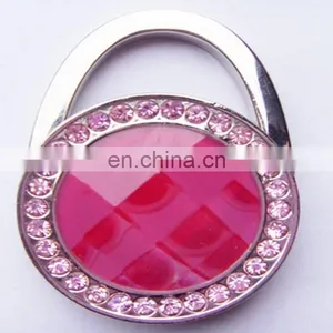 Fashion Crystal Handbag Red Stone Bag Hanger thumbnail-4
