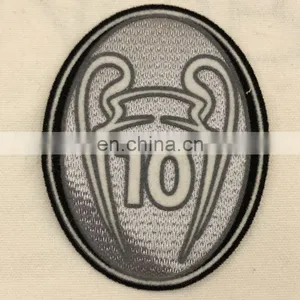 Factory Direct Football Jersey Patches Sports Team Patches 3d Flock Football Team Patches thumbnail-6
