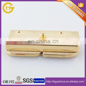 Fancy Design Rolled Gold Metal Decorative Snap Button Part thumbnail-5