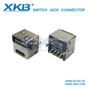 Double-layer Usb-c Socket/type-c Mother Seat +USB Double-sided Insert. thumbnail-1