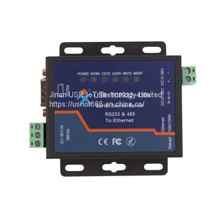 Industrial Serial to Ethernet Converter, Support Serial to Ethernet Converter, Support Modbus RTU and TCP thumbnail-1