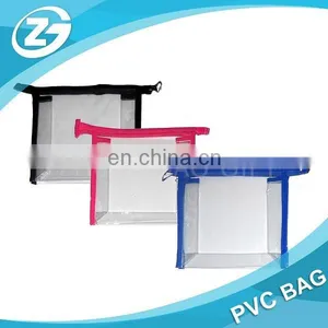 Designer Clear Cosmetic Zipper Sewing PVC Packaging Bag thumbnail-1