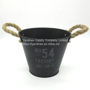 2018 Cheap Price Metal Flower Bucket Garden Pot thumbnail-2
