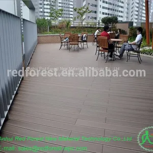 Good Quality Waterproof Interlocking Composite Decking thumbnail-2