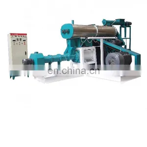 Small Size Cheap Floating Fish Feed Pellet Machine / Animal Fish Feed Pellet Processing Extruder Machine thumbnail-1