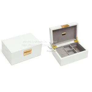 Different Design Low Price High-Quality Glossy White Empty Jewelry Ring Display Box With Your Logo Urbrand thumbnail-1