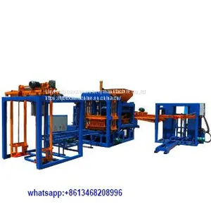 QT4-15 Automatic Hydraulic Cement Hollow Block Making Machine From China thumbnail-1