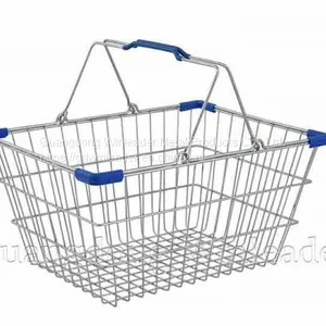YLD-WB17 Shopping Basket,Wire Hand Basket,Wire Hand Basket for Sale,Wire Hand Basket Retail thumbnail-1