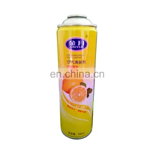 Color Printing Empty Aerosol Spray Can for Refilling Air Freshener With Valves thumbnail-3