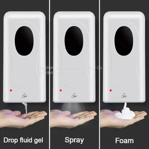 Hand Sanitizer Dispenser 1000ml Wall Mounted Auto Sensor Electric Touchless Automatic Gel Dispenser Spray Liquid Soap Dispenser thumbnail-2