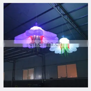 Colorful LED Inflatable Flower Chain Wedding Flower Stage Decoration For Sale thumbnail-4