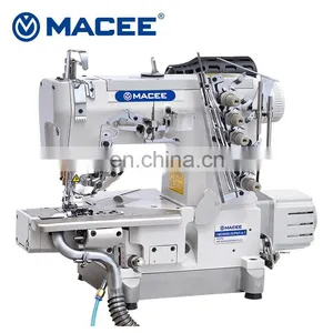 MC 600D-35/PUT-A DIRECT DRIVE LEFT-SIDE CUTTER PNEUMATIC CRLINDER-BED INTERLOCK SEWING MACHINE WITH AUTO-THREAD WIPE(UP) thumbnail-1
