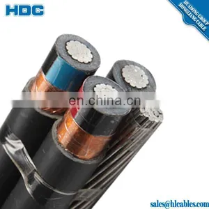 11kv Abc Cable 3x25+54.6mm2 Aluminum Wire Twisted Aerial Cable thumbnail-1