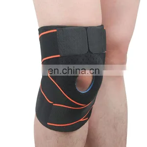 Hampool Gym Adjustable Rom Orthopedic Hinged Strap Knee Support Brace thumbnail-2