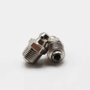 201 Stainless Steel Straight Grease Fitting M10x1mm Metric Thread Hydraulic Grease Fitting thumbnail-4