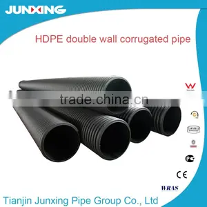 Id200 to Id800 SN4 pe Double Wall Smooth Interior HDPE Culvert Pipe for Drainage Water thumbnail-1