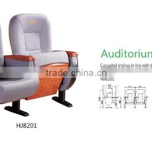 Durable Hall Chair Auditorium Seat Design With Writing Tablet HJ8201-E thumbnail-2