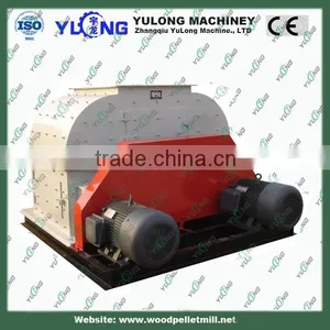Horizontal Chain Organic Fertilizer Straw Hammer Mill Crusher 5-10ton / h thumbnail-1