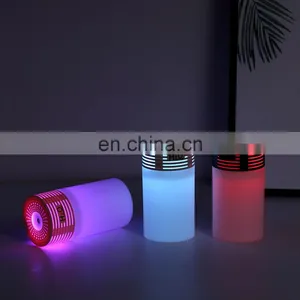 H2o Spray Mist Maker Double Wet Fogger Aroma Diffuser Essential Oil Car Air Humidifier Mini Ultrasonic 300ML LED Light Usb OEM thumbnail-4