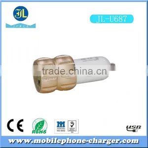 Fast Charge Output DC 5V USB Power Travel Mobile Car Charger thumbnail-3