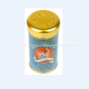 Special Round Cylinder Tea Packing Tin Box Tea Canister thumbnail-5