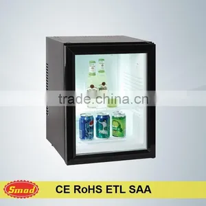 Glass Door Mini Bar Fridge, Mini Refrigerator Showcase, Display Refrigerator thumbnail-2