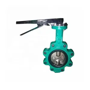 ANSI B 16.1,EN 1092,AS 2129 Lug Type Butterfly Valve With Two Stems thumbnail-1