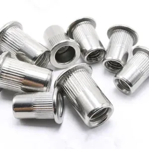 Stainless Steel 304 Flat Hex Hexagon Socket Head Furniture Rivet Nut thumbnail-2