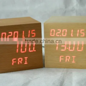 WL0833 Square Shape Calendar Snooze Temperature Mulit Function Desktop Clock thumbnail-1