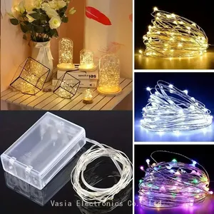 12ft Dimmable Warm White LED String Lights for Living Room thumbnail-5