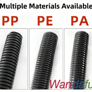 Wandafu HDPE Corrugated Pipe Drilling Water Seepage Corrugated Pipe Drainage Corrosion-resistant Underground Drainage thumbnail-2